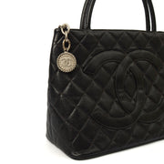 Picture of Chanel Tote Medaillon Tote in Black, Caviar Leather