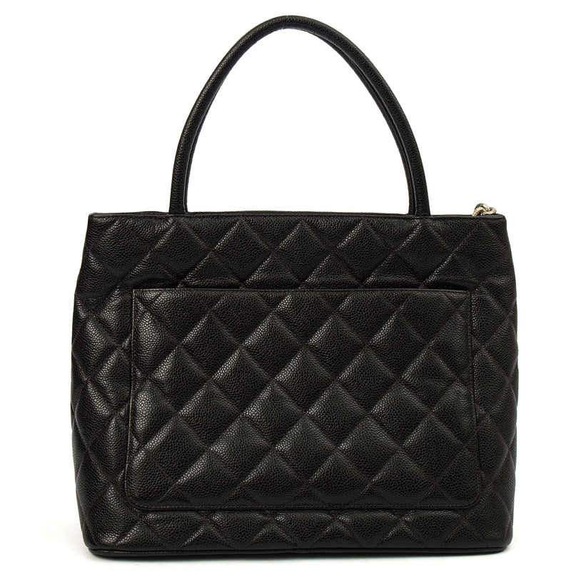 Picture of Chanel Tote Medaillon Tote in Black, Caviar Leather