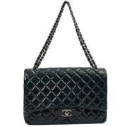 Picture of Chanel Shoulder Bag Classic - Maxi in Navy, Patent Leather