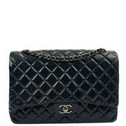 Picture of Chanel Shoulder Bag Classic - Maxi in Navy, Patent Leather