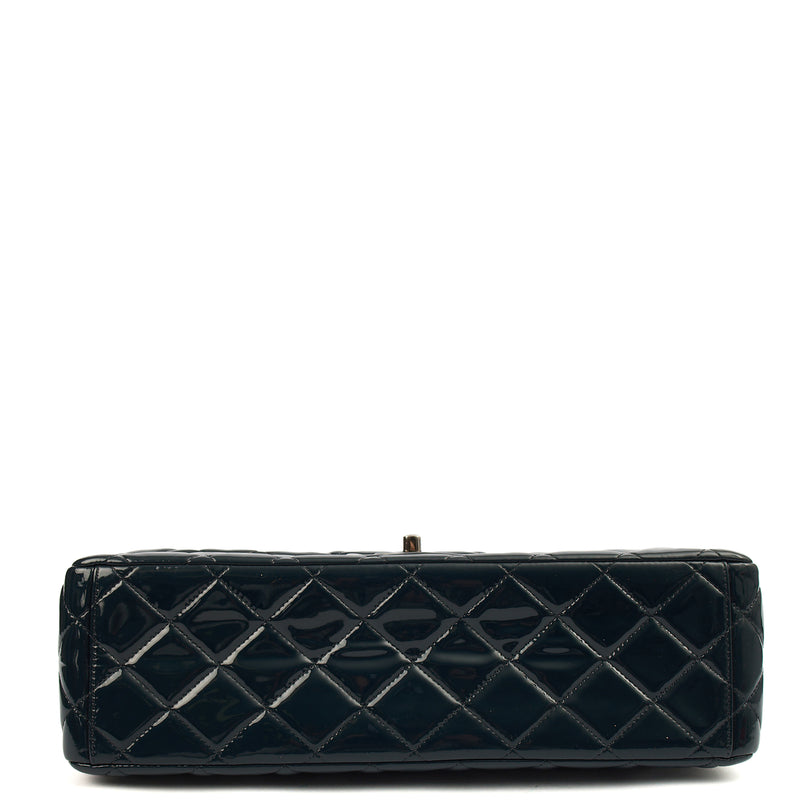 Picture of Chanel Shoulder Bag Classic - Maxi in Navy, Patent Leather