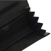 Picture of Gucci Clutch Logo Portfolio Clutch  in Black, Leather