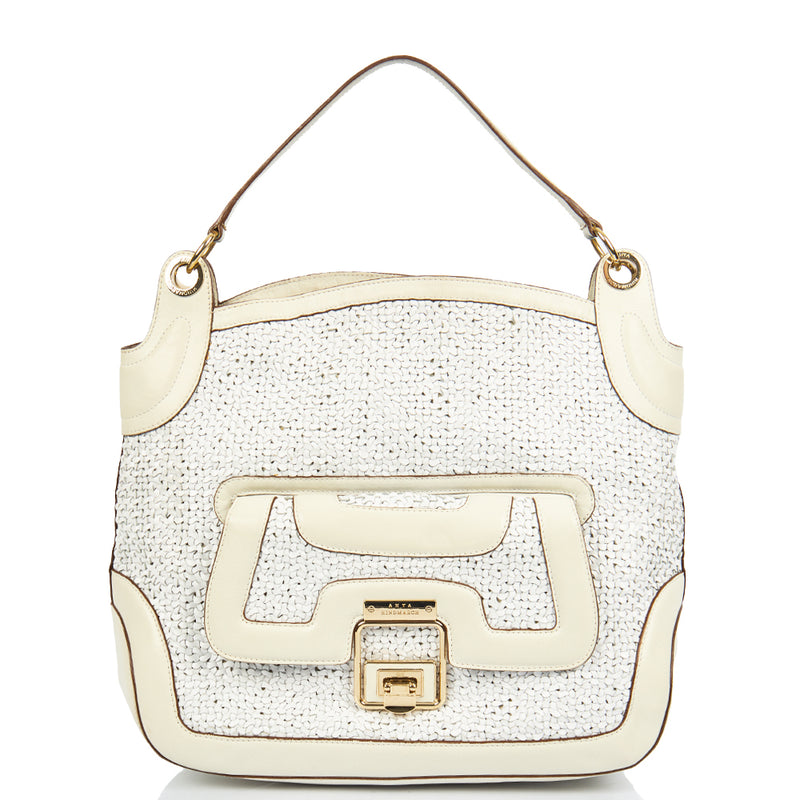 Picture of Anya Hindmarch Tote in Neutral, Leather