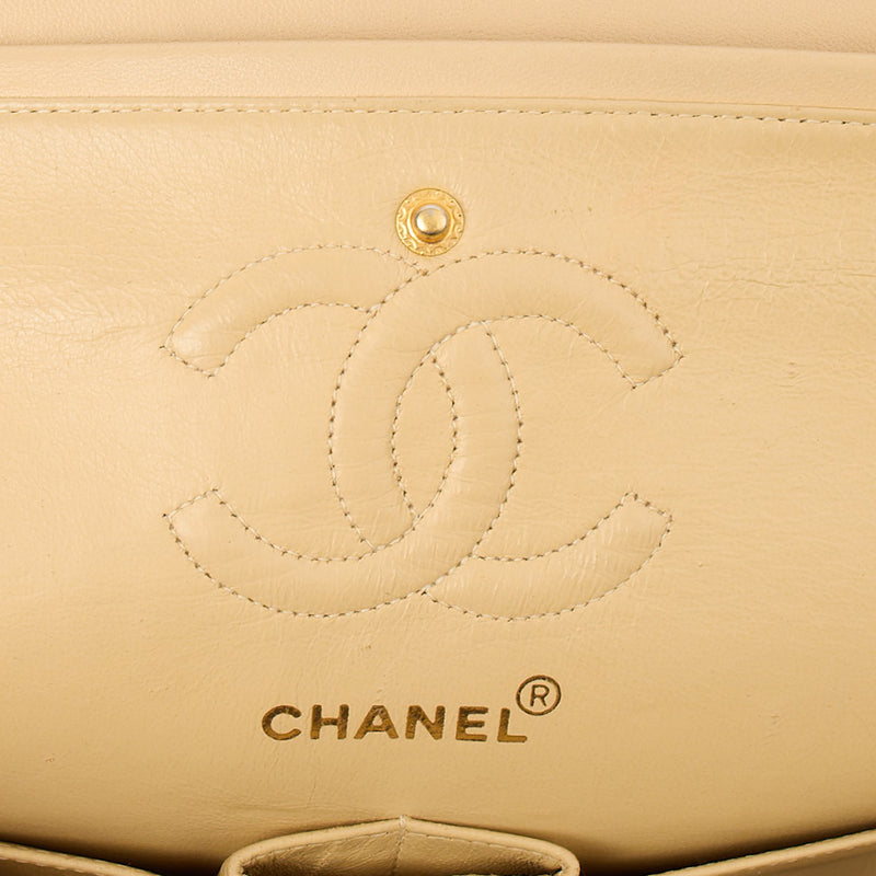 Picture of Chanel Shoulder Bag Classic Double Flap - Small in Neutral, Lambskin Leather