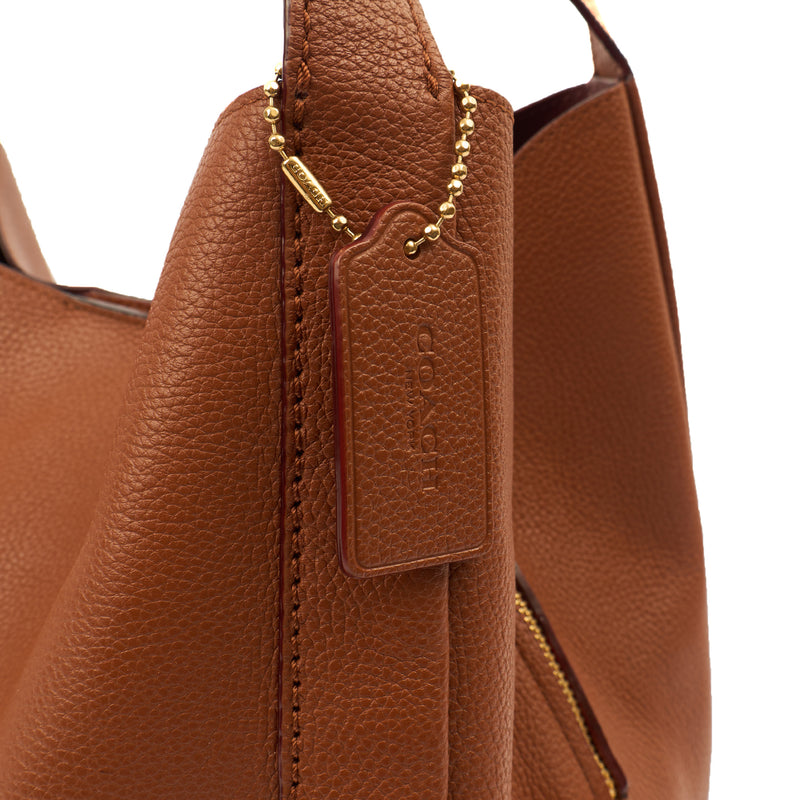 Picture of Coach Shoulder Bag Hadley Hobo in Brown, Leather