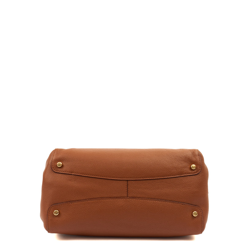Picture of Coach Shoulder Bag Hadley Hobo in Brown, Leather