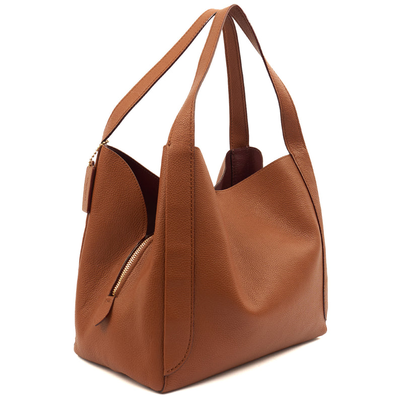 Picture of Coach Shoulder Bag Hadley Hobo in Brown, Leather
