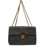 Picture of Chanel Shoulder Bag Maxi Jumbo XL in Black, Lambskin Leather
