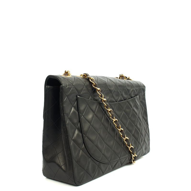 Picture of Chanel Shoulder Bag Maxi Jumbo XL in Black, Lambskin Leather