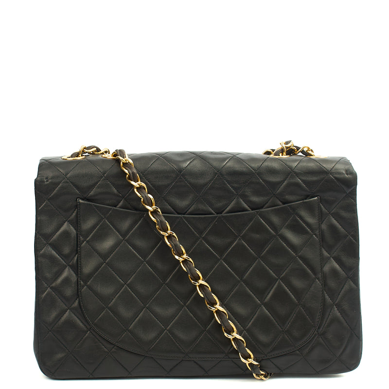 Picture of Chanel Shoulder Bag Maxi Jumbo XL in Black, Lambskin Leather