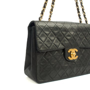 Picture of Chanel Shoulder Bag Maxi Jumbo XL in Black, Lambskin Leather