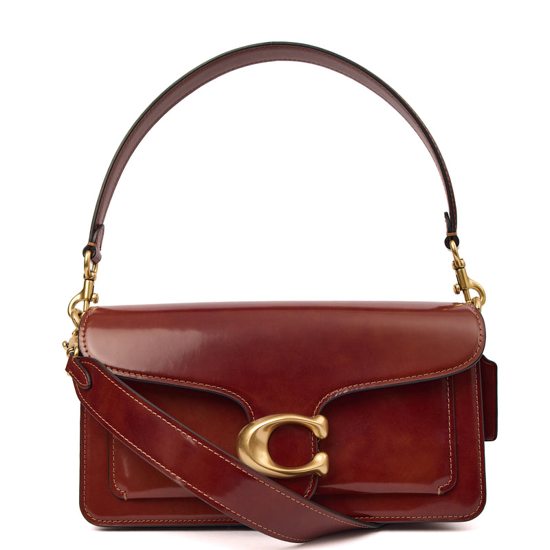 Picture of Coach Shoulder Bag Tabby 26 in Red, Leather