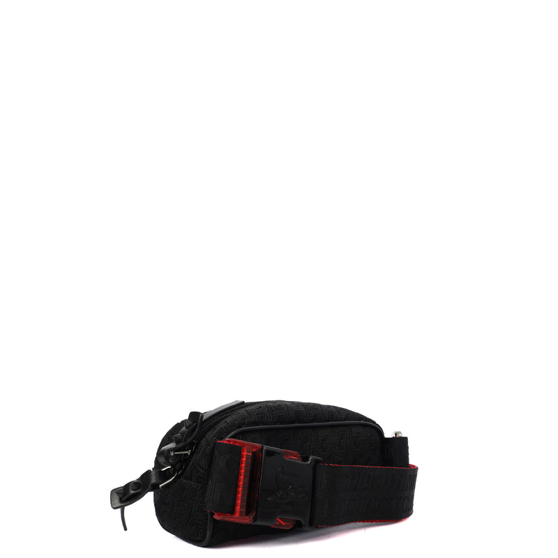 Picture of Christian Louboutin Cross Body Blaster Waist Bag in Black, Fabric
