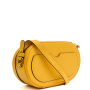Picture of Fendi Cross Body O'clock Swing in Yellow, Leather