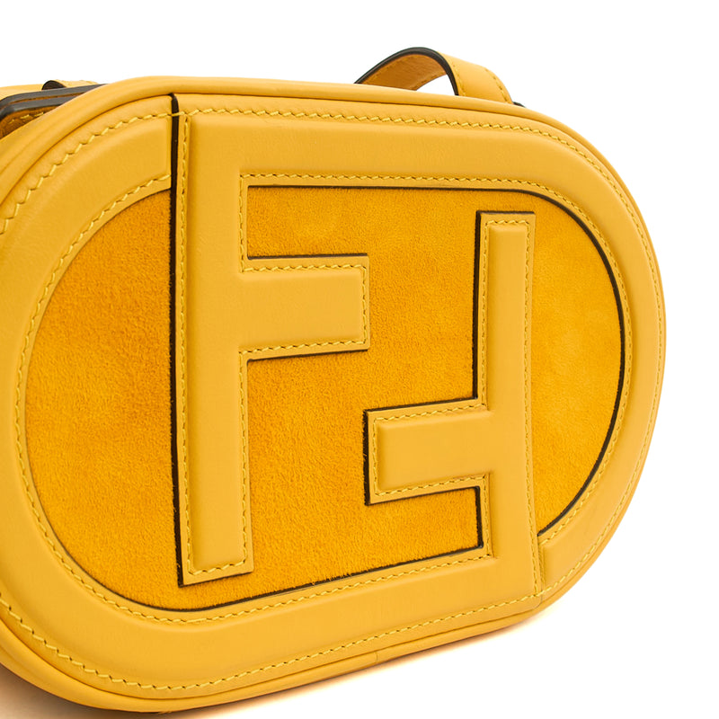 Picture of Fendi Cross Body O'clock Swing in Yellow, Leather