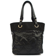 Picture of Chanel Tote Paris-Biarritz Tote - Large  in Black, Canvas