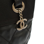 Picture of Chanel Tote Paris-Biarritz Tote - Large  in Black, Canvas