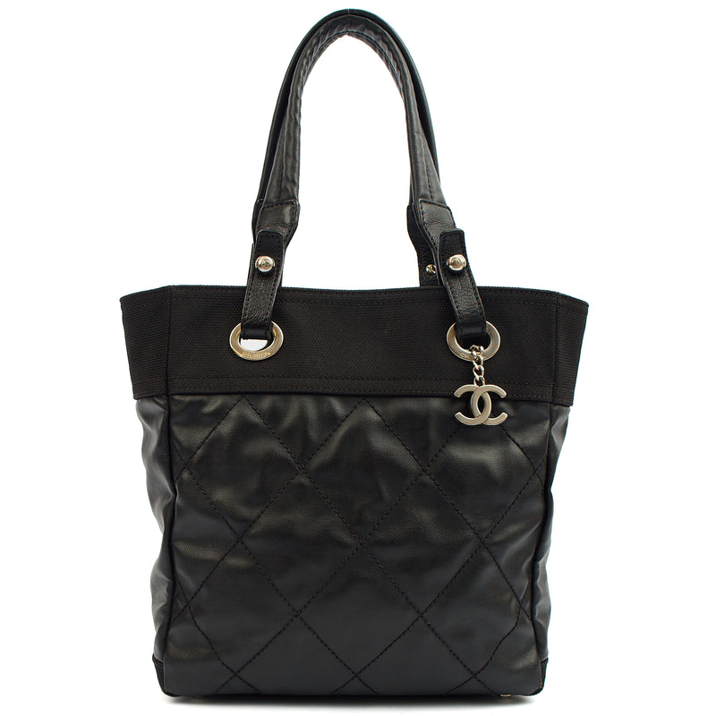 Picture of Chanel Tote Paris-Biarritz Tote - Large  in Black, Canvas