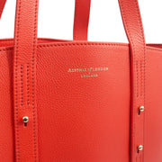 Picture of Aspinal of London Tote Regent Tote in Red, Leather