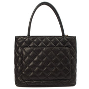 Picture of Chanel Tote Medaillon Tote in Black, Caviar Leather