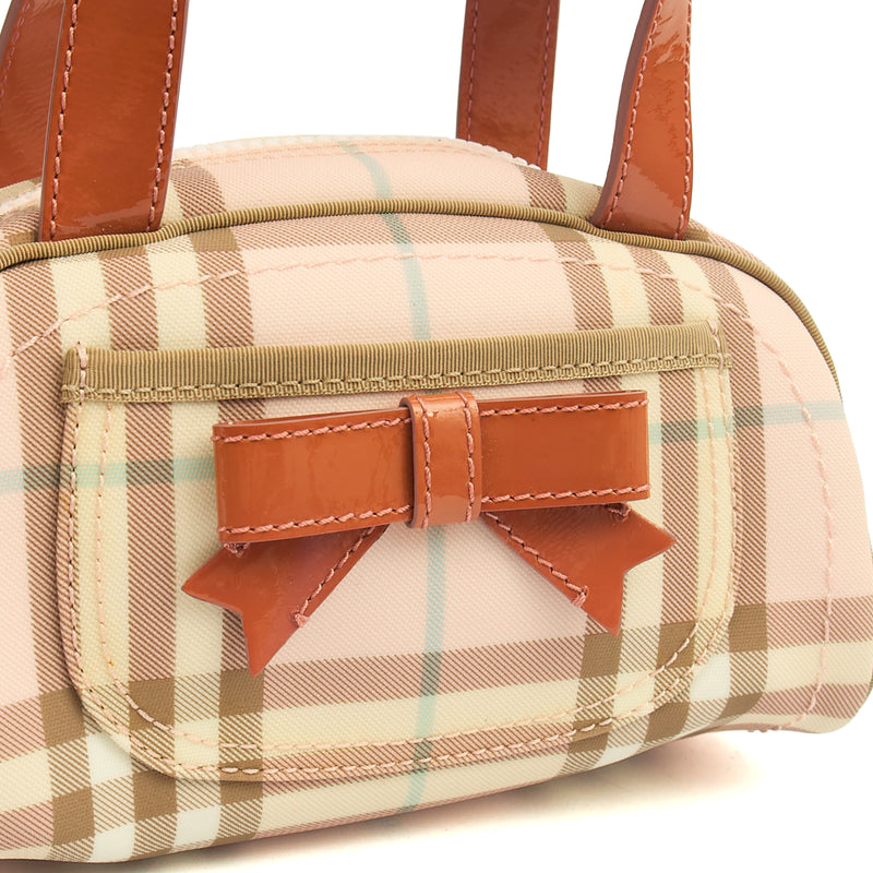 Picture of Burberry Top Handle Shoulder Bag in Pink, Leather