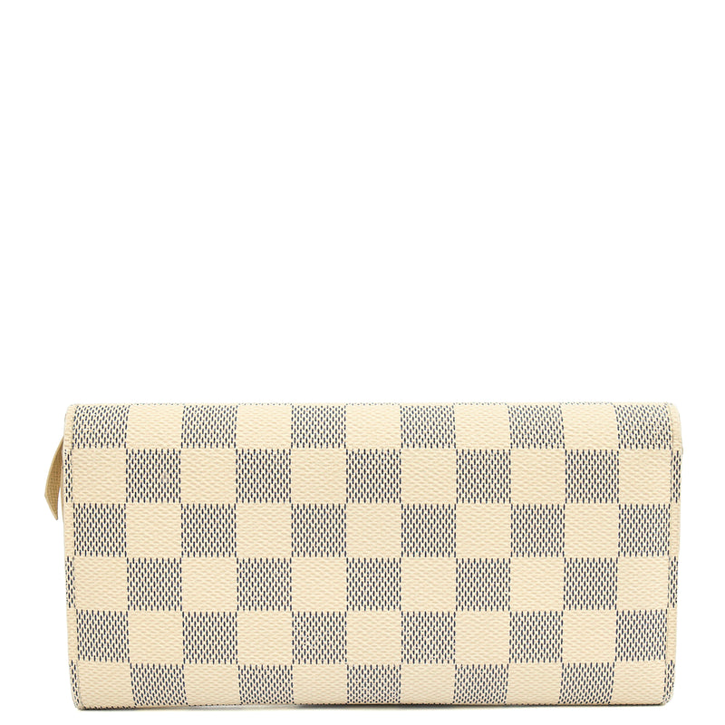 Picture of Louis Vuitton Purse Emilie Wallet in Damier Azur, Canvas