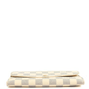 Picture of Louis Vuitton Purse Emilie Wallet in Damier Azur, Canvas