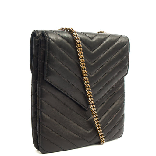 Picture of Saint Laurent Cross Body Crossbody in Black, Calfskin Leather