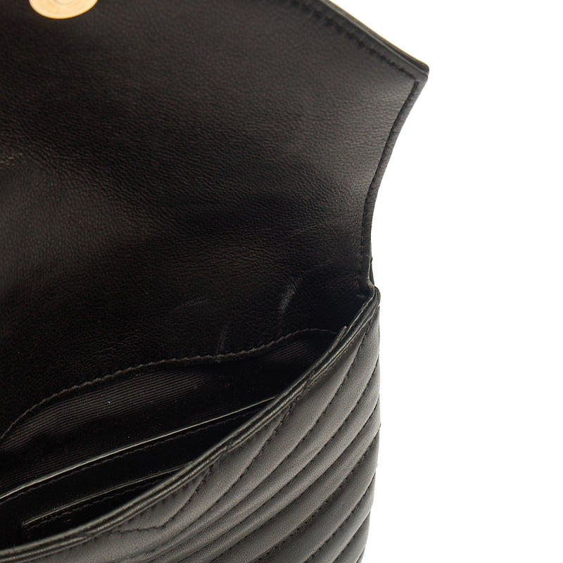 Picture of Saint Laurent Cross Body Crossbody in Black, Calfskin Leather