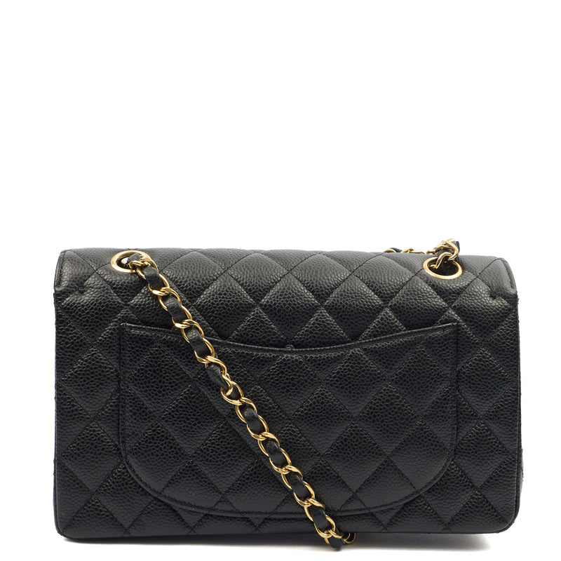 Picture of Chanel Cross Body Classic Double Flap - Medium in Black, Caviar Leather
