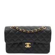 Picture of Chanel Cross Body Classic Double Flap - Medium in Black, Caviar Leather