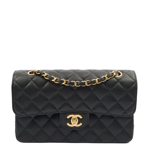 Picture of Chanel Cross Body Classic Double Flap - Medium in Black, Caviar Leather