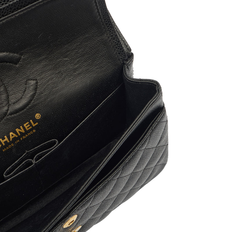 Picture of Chanel Cross Body Classic Double Flap - Medium in Black, Caviar Leather