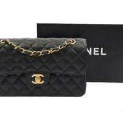 Picture of Chanel Cross Body Classic Double Flap - Medium in Black, Caviar Leather
