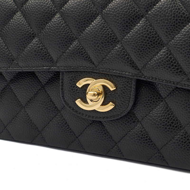 Picture of Chanel Cross Body Classic Double Flap - Medium in Black, Caviar Leather
