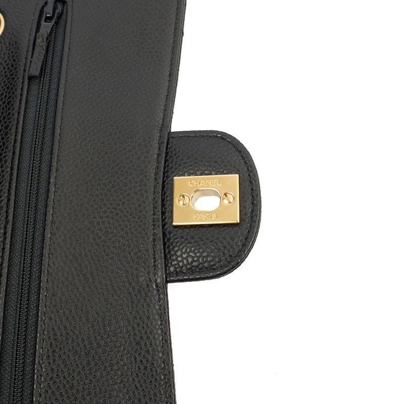 Picture of Chanel Cross Body Classic Double Flap - Medium in Black, Caviar Leather