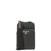 Picture of Prada Cross Body Crossbody in Black, Saffiano Leather