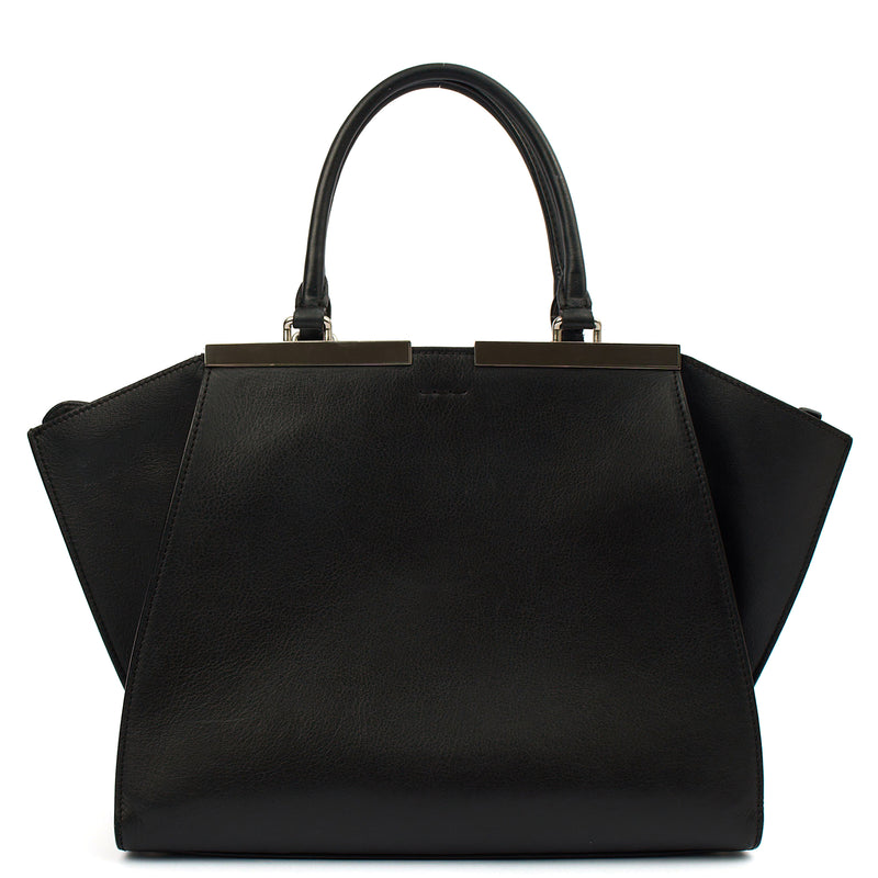 Picture of Fendi Tote 3 Jours - Medium in Black, Leather