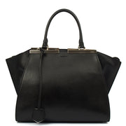 Picture of Fendi Tote 3 Jours - Medium in Black, Leather