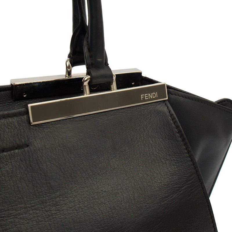 Picture of Fendi Tote 3 Jours - Medium in Black, Leather