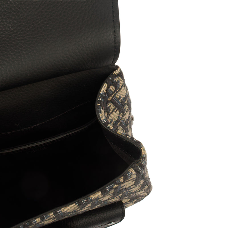 Picture of Christian Dior Backpack Gallop - Mini in Blue, Dior Oblique Embroidery