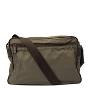 Picture of Prada Cross Body Nylon Messenger in Grey, Nylon