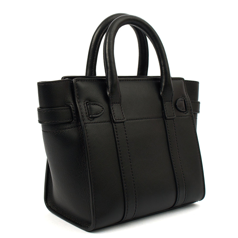 Picture of Mulberry Mini Bag Zipped Bayswater - Mini in Black, Leather