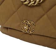 Picture of Chanel Tote Chanel 19 Large in Brown, Fabric