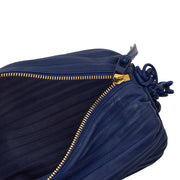 Picture of Loewe Cross Body Zip Pouch in Blue, Leather