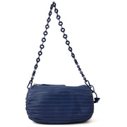 Picture of Loewe Cross Body Zip Pouch in Blue, Leather