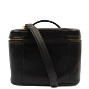 Picture of Chanel Top Handle Vanity Case in Black, Caviar Leather
