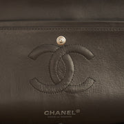 Picture of Chanel Shoulder Bag Classic Double Flap - Medium in Grey, Patent Leather