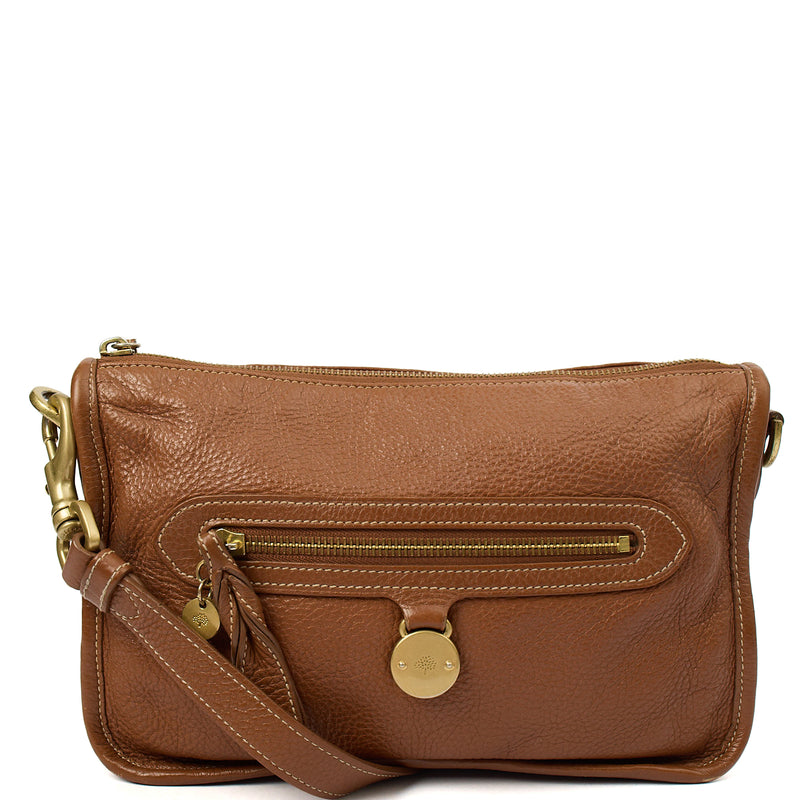Picture of Mulberry Cross Body Somerset Messenger in Neutral, Calfskin Leather
