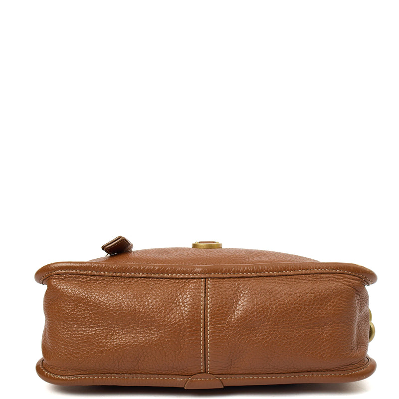 Picture of Mulberry Cross Body Somerset Messenger in Neutral, Calfskin Leather